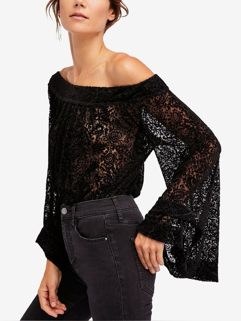 We The Free Ginger Berry Top by Free People size small